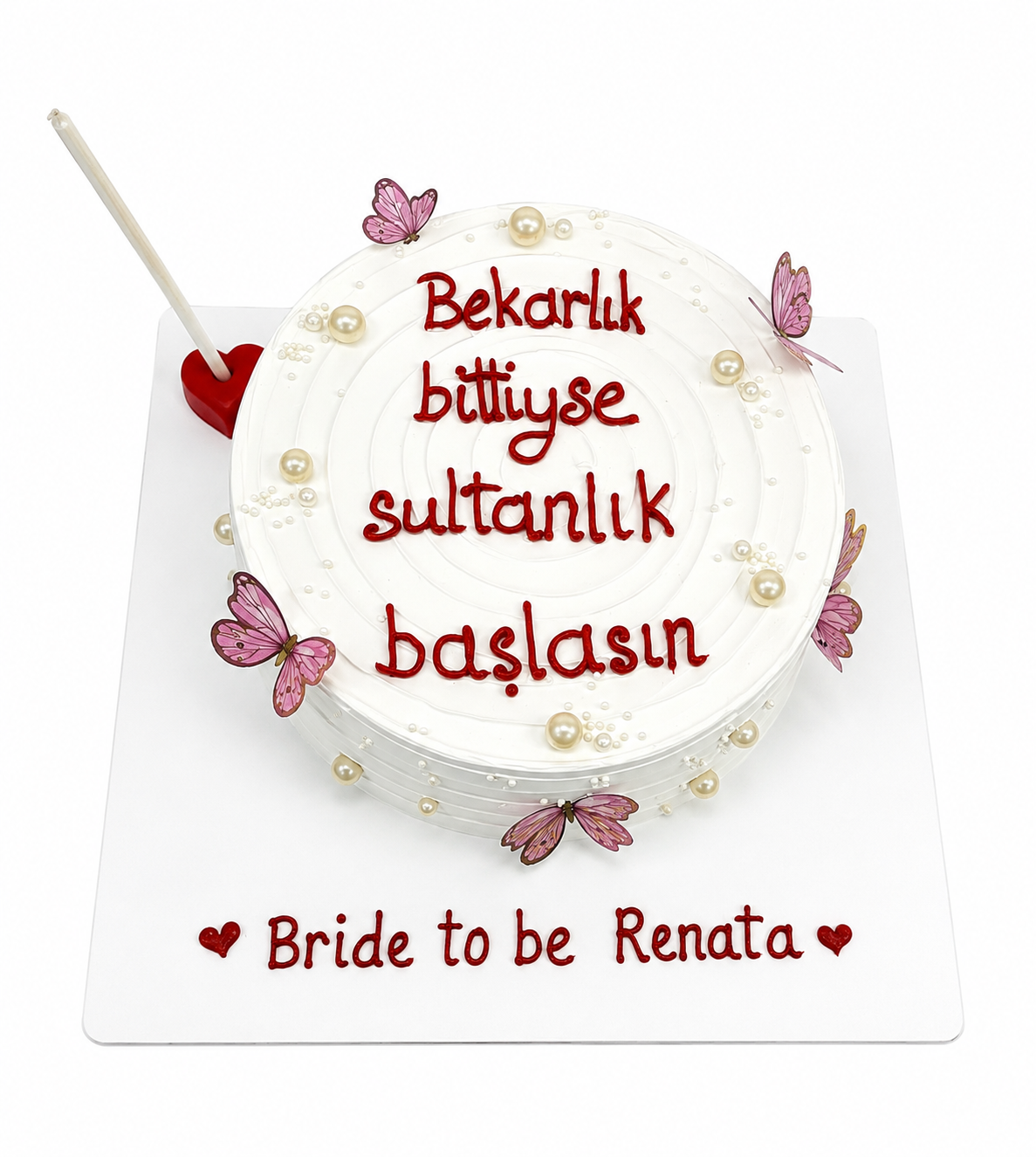 Bekarlığa Veda Butik Pasta
